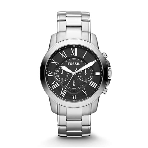 fossil watch all stainless steel 5 atm price